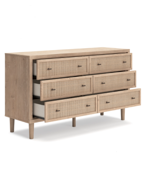 Cream 6 Drawer Dresser