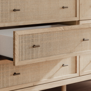 Cream 6 Drawer Dresser