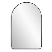 Arched Black Frame Mirror
