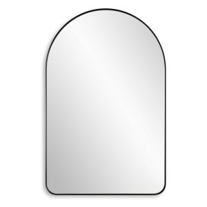 Arched Black Frame Mirror
