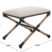 Ottoman with Oat Seat