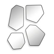 Irregular Shaped Black Mirrors