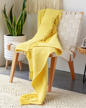 Yellow Throw