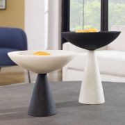 Black and White Pedestal