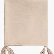Beige Throw