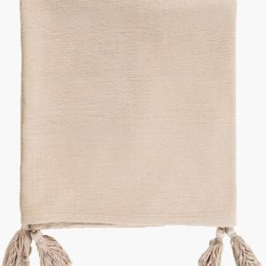 Beige Throw