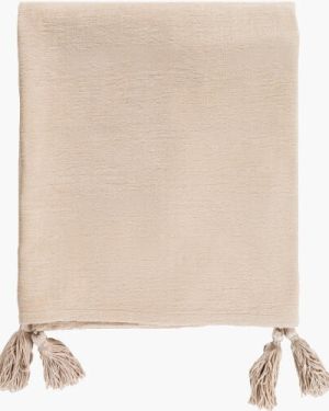 Beige Throw
