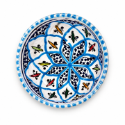 Hand-Painted Moroccan-Style Ceramic Bowls